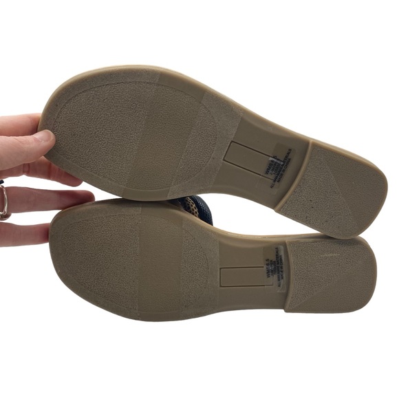 Dolce Vita Slide Sandals Junyper Black Brown Vegan Leather Casual Womens NEW - Picture 8 of 9